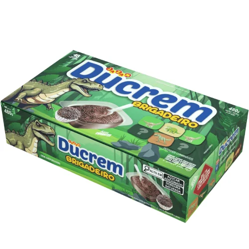 Creme Ducrem ´Brigadeiro - 48 Unidades de 10g com Colherzinha