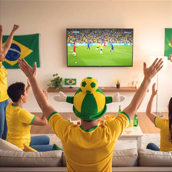 Chapéu Mãozinha Brasil – Torcida Copa do Mundo