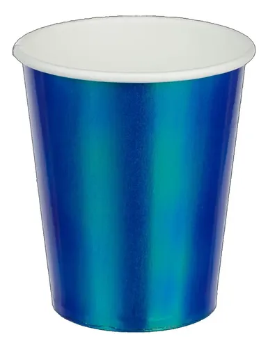 Copo de Papel Azul Furta Cor - 10 Unidades