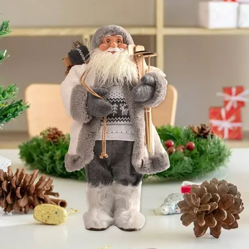 Papai Noel com Ski 55cm