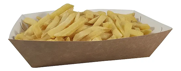 Bandeja de Papel Kraft 15cm – Kit com 10 Unidades para Doces e Lembrancinhas