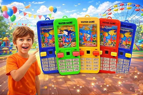 Aquaplay de Plástico Celular c/ Botão Frontal - 1 Unidade