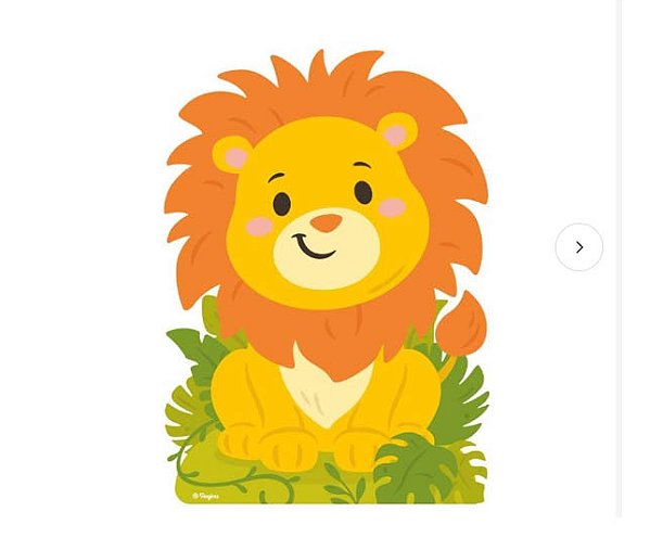 Decoração de Chão Safari 65x40cm – Papel Cartão