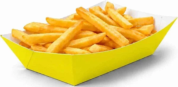 Bandeja de Papel Amarelo 15cm – Kit com 10 Unidades para Doces e Lembrancinhas