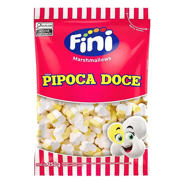 Marshmallow Pipoca Doce Fini 250g