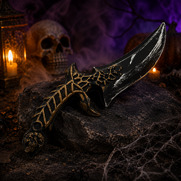 Punhal de Brinquedo Plástico para Fantasia Halloween – 33cm