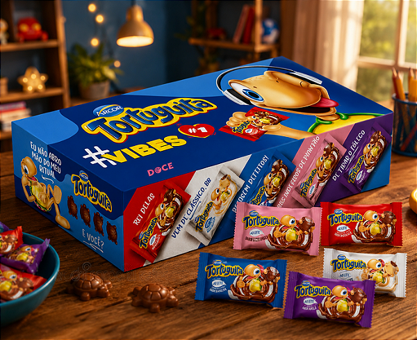 Chocolates Sortidos Tortuguita Mix de Sabores – 134,5g