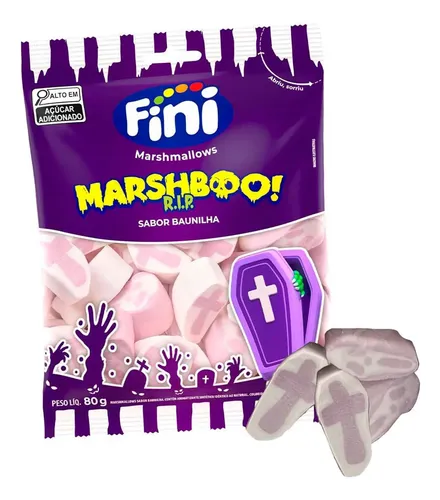 Marshmallow Fini Halloween MarshBoo RIP Formato de Túmulo 80g
