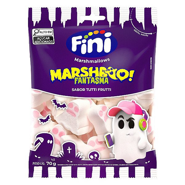 Marshmallow Fini MarshBoo Halloween Fantasma 70g