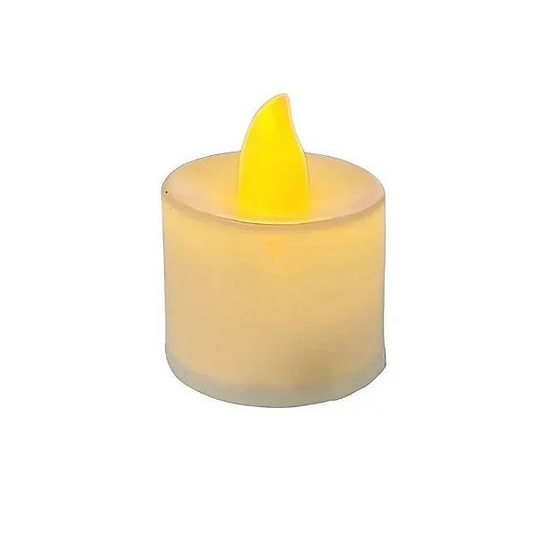 Vela de LED com Luz Amarela 4cm – 1 Unidade