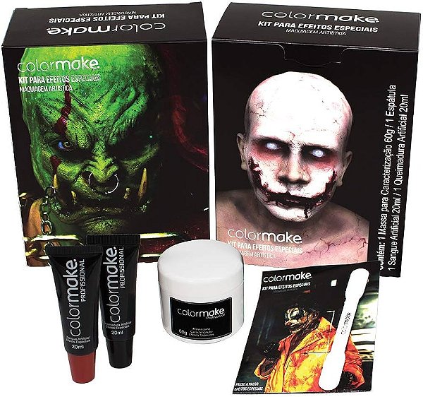 Kit Maquiagem Efeitos Especiais Profissional Colormake – Caracterização Artística