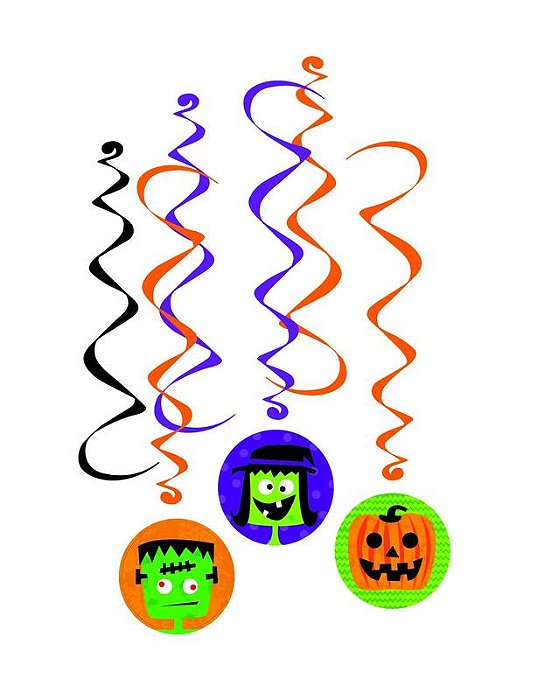 Enfeite Mobile Halloween - 6 Unidades