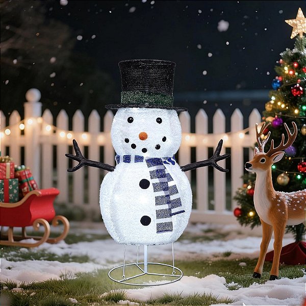 Boneco de neve Com 45 Led - 60CM
