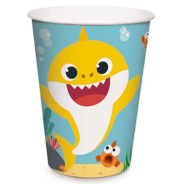 Copo Baby Shark - 8 unidades