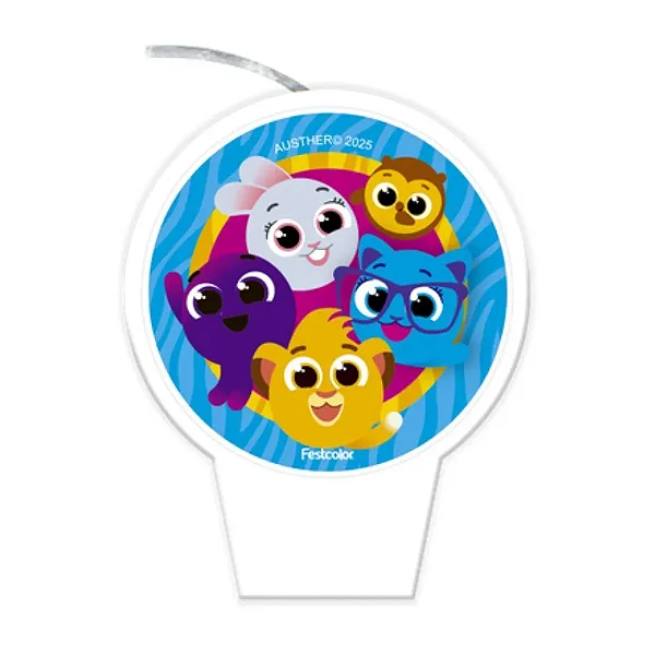 Vela Temática Bolofofos 7cm