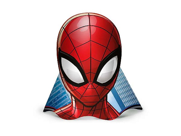 Chapéu de Aniversário Festa Homem Aranha - 8 Unidades