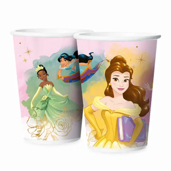 Copo de Festa Princesas Disney - 8 Unidades