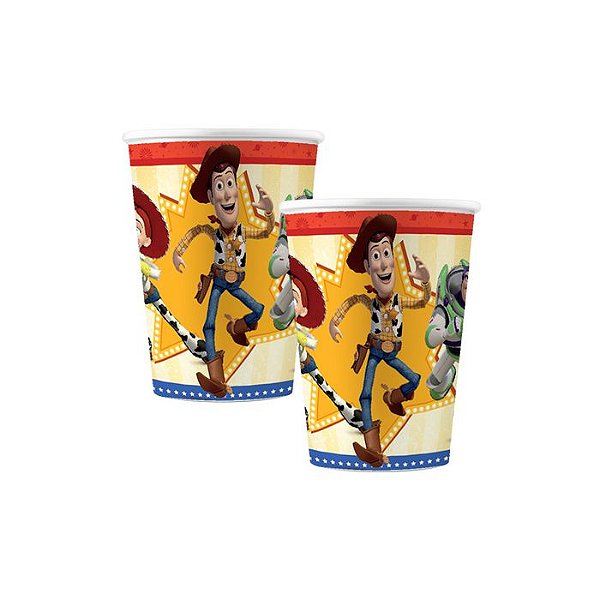 Copo de Papel Festa Toy Story 180ml - 12 unidades