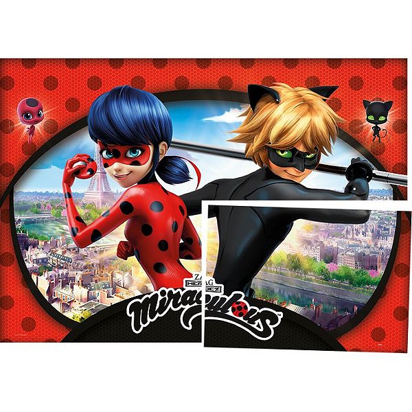 Painel de Festa Miracuous Ladybug