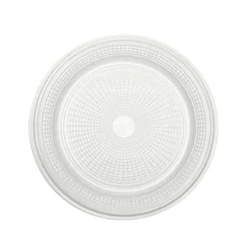 Prato Plástico Biodegradável Branco 15cm - 10 Unidades