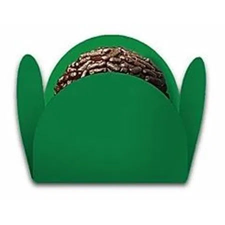 Porta Forminha 4 Pétalas Verde - 50 Unidades