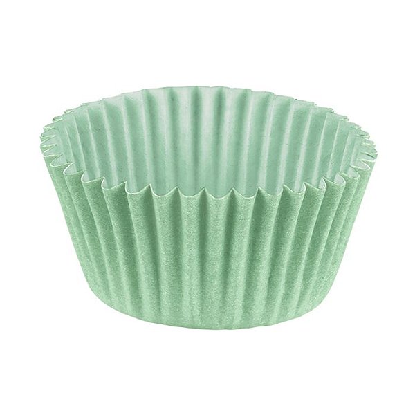 Forminha de Papel Lisa Verde - Número 6 - 100 Unidades