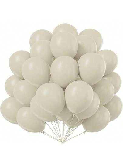Balão Bexiga Branco - Tamanho 9 Polegadas (23cm) - 50 Unidades