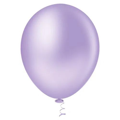 Balão Bexiga Lilás - Tamanho 9 Polegadas (23cm) - 50 Unidades