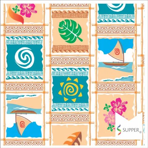 TNT Estampado Havaiana- 1 metro