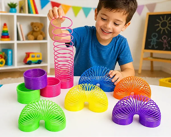 Brinquedo Mola Maluca Divertida 6CM - 1 Unidade