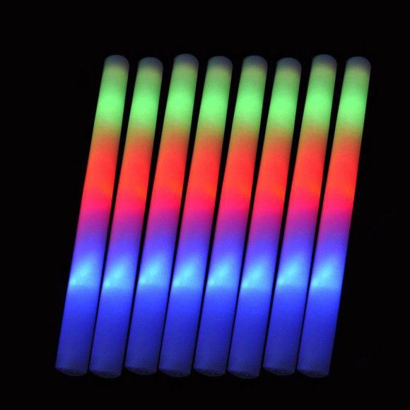 Bastão Espuma com LED - 1 Unidade