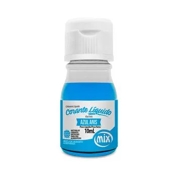 Corante Líquido Azul 10ml – Mix