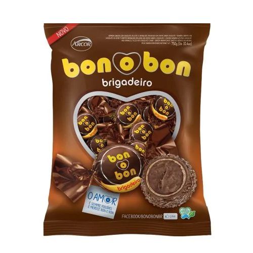 Bombom Brigadeiro Bon o Bon - 750 gramas
