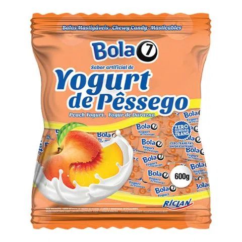 Bala Bola 7 Pêssego