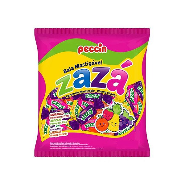 Bala Mastigável Frutas Sortidas 400g - Aprox. 100 Unidades