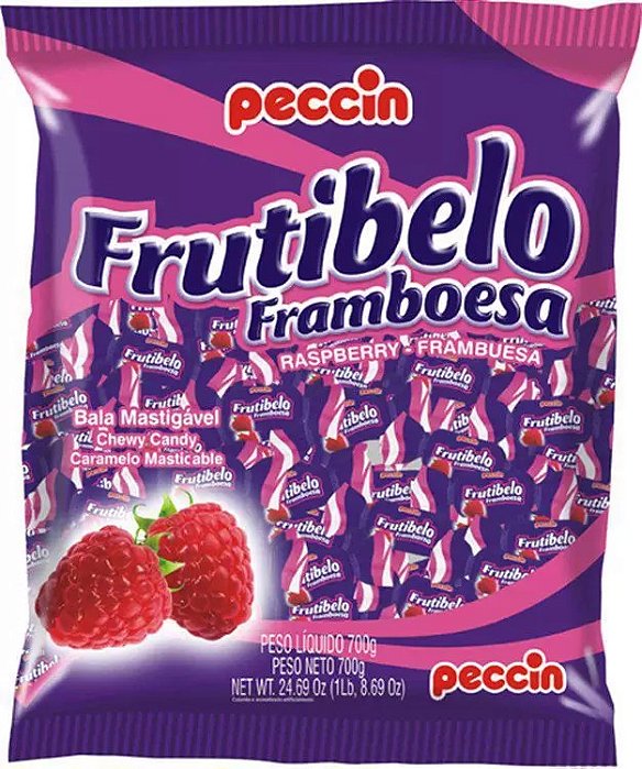 Bala Frutibelo Framboesa 400 gramas