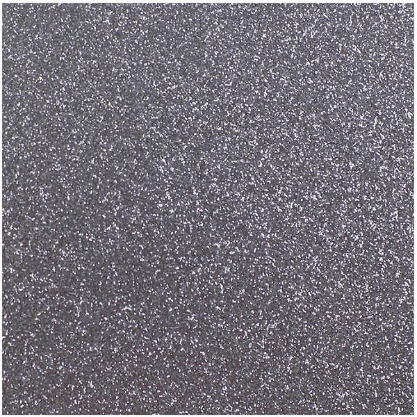 Placa de EVA Glitter Prata- 1 unidade