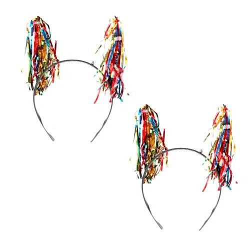 Tiaras Metalizadas Coloridas - 12 Unidades
