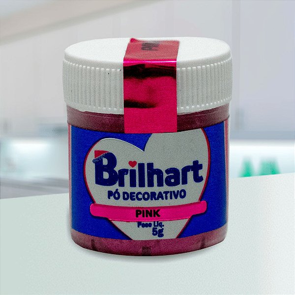 Pó de Brilho Cintilante Brilhart 5g Pink
