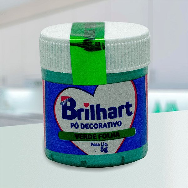 Pó de Brilho Cintilante Brilhart 5g Verde Folha