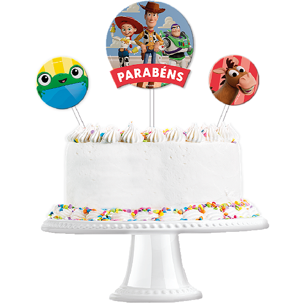 Kit Topo de Bolo Toy Story – 3 Peças