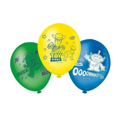 Balões Bexigas Festa Toy Story - 9 Polegadas (23cm) - 25 Unidades