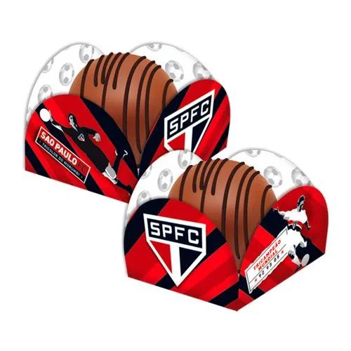 Porta Forminha Para Doces Festa São Paulo 3,5cm x 3,5cm - 40 Unidades