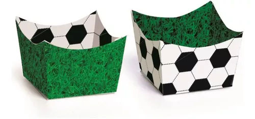 Porta Forminha Futebol - 24 unidades