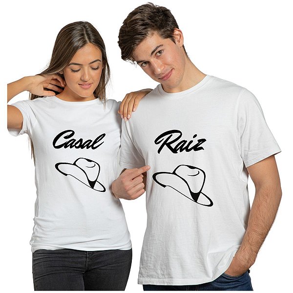 Kit Camiseta Camisa Casal Raiz Dia Dos Namorados Presente - Aminex -  Encontre Presentes Personalizados e Muito Mais