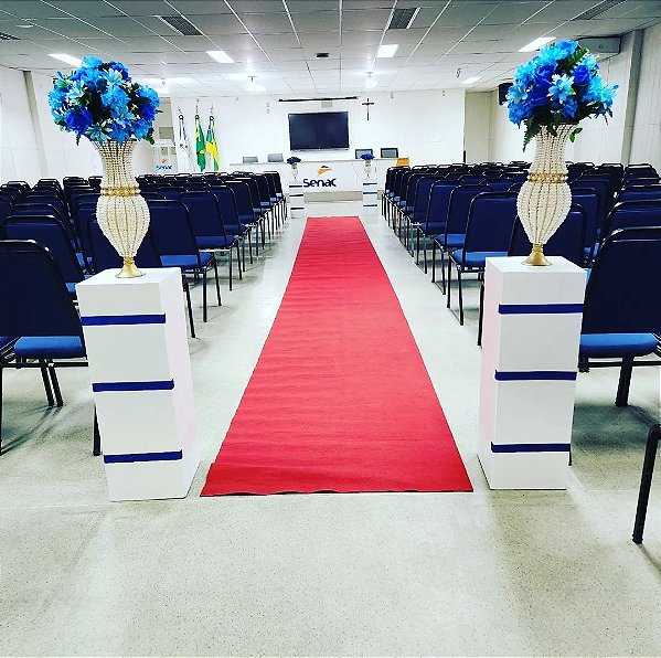 Aluguel - Tapete passadeira 10M Vermelho