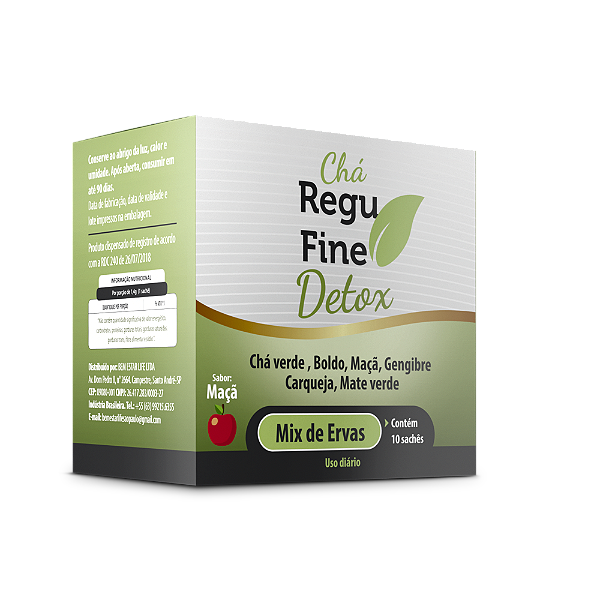 CHÁ REGU FINE DETOX 10 SACHES