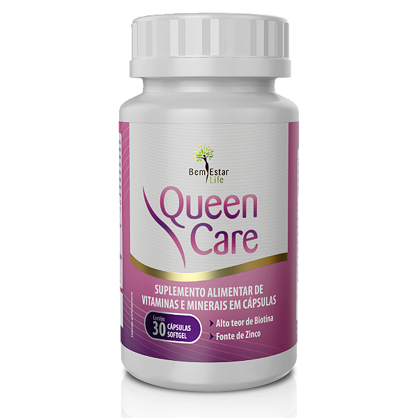 QUEEN CARE (Suplemento para seus Cabelos e unhas)