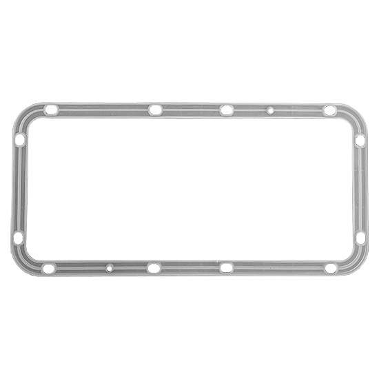 Borracha de Vedação 320mm x 160mm - c/ Cantos Arredondados - 250 Und