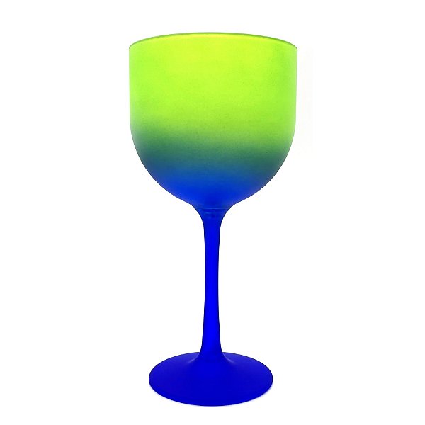 Taça Gim Degradê Verde/Azul